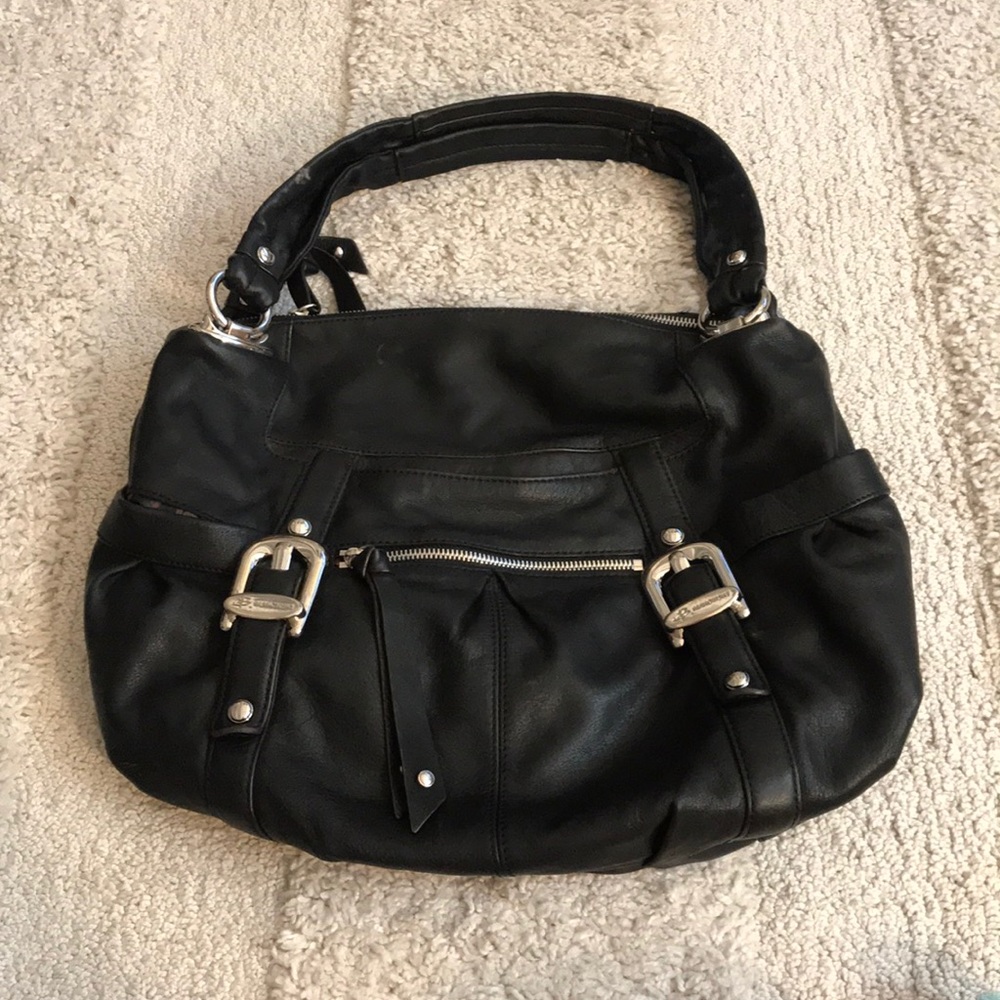 B Makowsky leather handbag